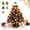 B, variant on DIY Beaded Christmas Tree Kit, Sparkling Lighted Tabletop Holiday Ornament Craft Set, Creative Handmade Gift for Family Friends