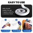thumbnail image 2 of Scellant en Silicone Imperméable pour Intérieur et Extérieur, Calfeutrage en Silicone Polyvalent, Résistant aux Intempéries et à l'Humidité, Adhérence Plus Forte, Haute Température pour Fenêtres, Portes, Salle de Bain (Beige - Extérieur), 2 of 8