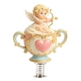 thumbnail image 3 of Romantic Acrylic Tea Cup Rocking Ornament with Roses - Perfect Gift for Lovers, Anniversaries & Valentine's Day, 3 of 6