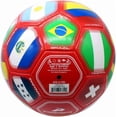 thumbnail image 5 of Country Flags Soccer Ball Size 5, World Club National Teams, Flag Soccer Ball - Red, 5 of 5