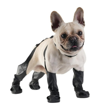 FYTPOV Waterproof Dog Boots  Dog Paw Protector for Small Medium Dogs  Adjustable Dog Boots Pet Shoes for Outdoor Walking Soft Dog Shoes Pets Paws Protector  XXL
