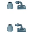 thumbnail image 1 of Injueey Tope de puerta de silicona ABS, pegatina sin perforaciones, puerta oculta, tope de puerta automático, protectores de pared, tope de Type1 NO1, 1 of 6