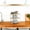 White and Natural Beige, variant on LEDREM 2-Tier Stackable Kitchen Cabinet Organizer Shelf, Adjustable & Expandable Storage Rack for Spices, Utensils, Books,Metal & Wood, Black,Brown