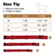 thumbnail image 4 of Collar para perros grandes Unique Bargains, collar ajustable de alta resistencia con asa, collar táctico para perros, collar pesado para perros, rojo L, 4 of 7