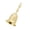 Gold, variant on Vintage Embossed Floral Hand Bell, Multi-Color Ornate Metal Call Bell, Decorative Handheld Service Bell for Wedding, Dinner, Home Decor, Holiday Craft Ornament,4.3*2 in.