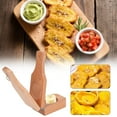 thumbnail image 4 of Foldable Wooden Tostones Maker Kitchen Tool Handheld With Smooth Edges For Effortless Snacks And Baked Potatoes, 4 of 6
