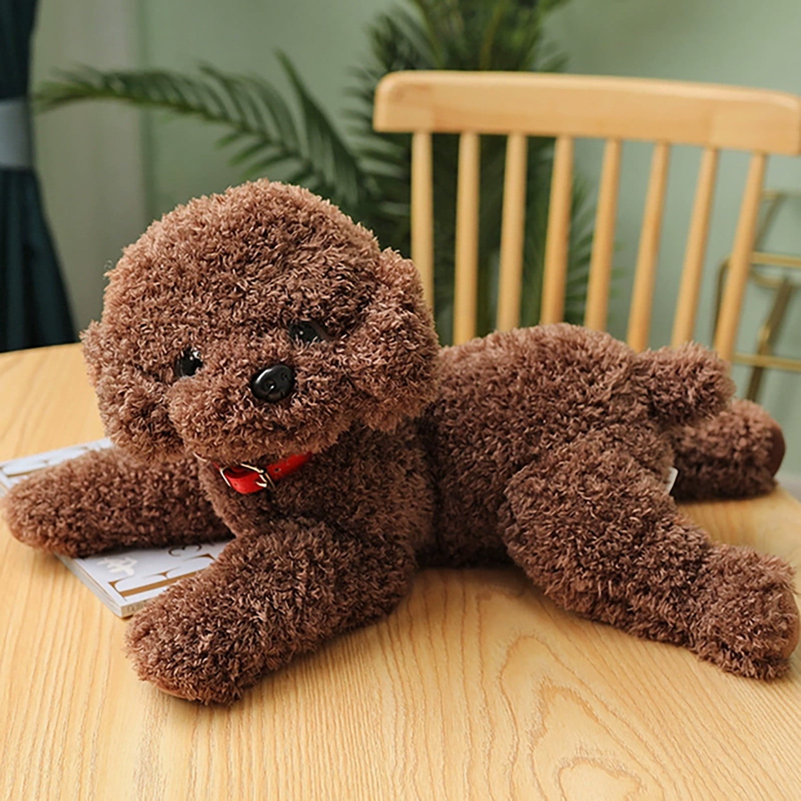 katior Dog Stuffed Animal, Doodle Puppy Plush Toy with Realist Weighted Soft Dog Stuffed Gift for Kids,15 inches
