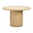 thumbnail image 7 of Pemberly Row Transitional Oak Wood Round Dining Table - 47.3"W x 47.3"D x 30"H, 7 of 7