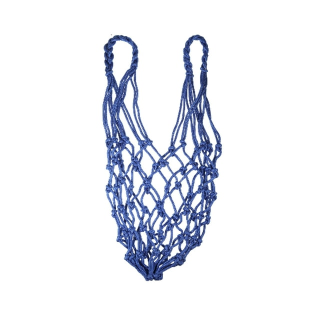 fastboy Golf Mesh Bag Hollow Easy to Carry Lightweight Ball Bags Multifunctional Thickened Rope Net Pouch Items Gym Blue