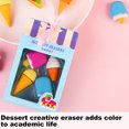 thumbnail image 4 of Juego de pastel de postre borrador 61 regalo para niños creativo lindo pastel caja de regalo borrador de lápiz, 4 of 5