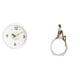 thumbnail image 1 of Reloj de pared,Reloj de pared decorativo,moderno y elegante.,Reloj de pared redondo silencioso y sin tictac,regalo,Estatua de niña,Estatuas de mujeres y niñas,figuritas decorativas elegantes, 1 of 8