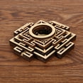 thumbnail image 3 of Lotus Ornament   No Odor Wonderful  Clear Carved Lotus Shape Display Base, 3 of 4