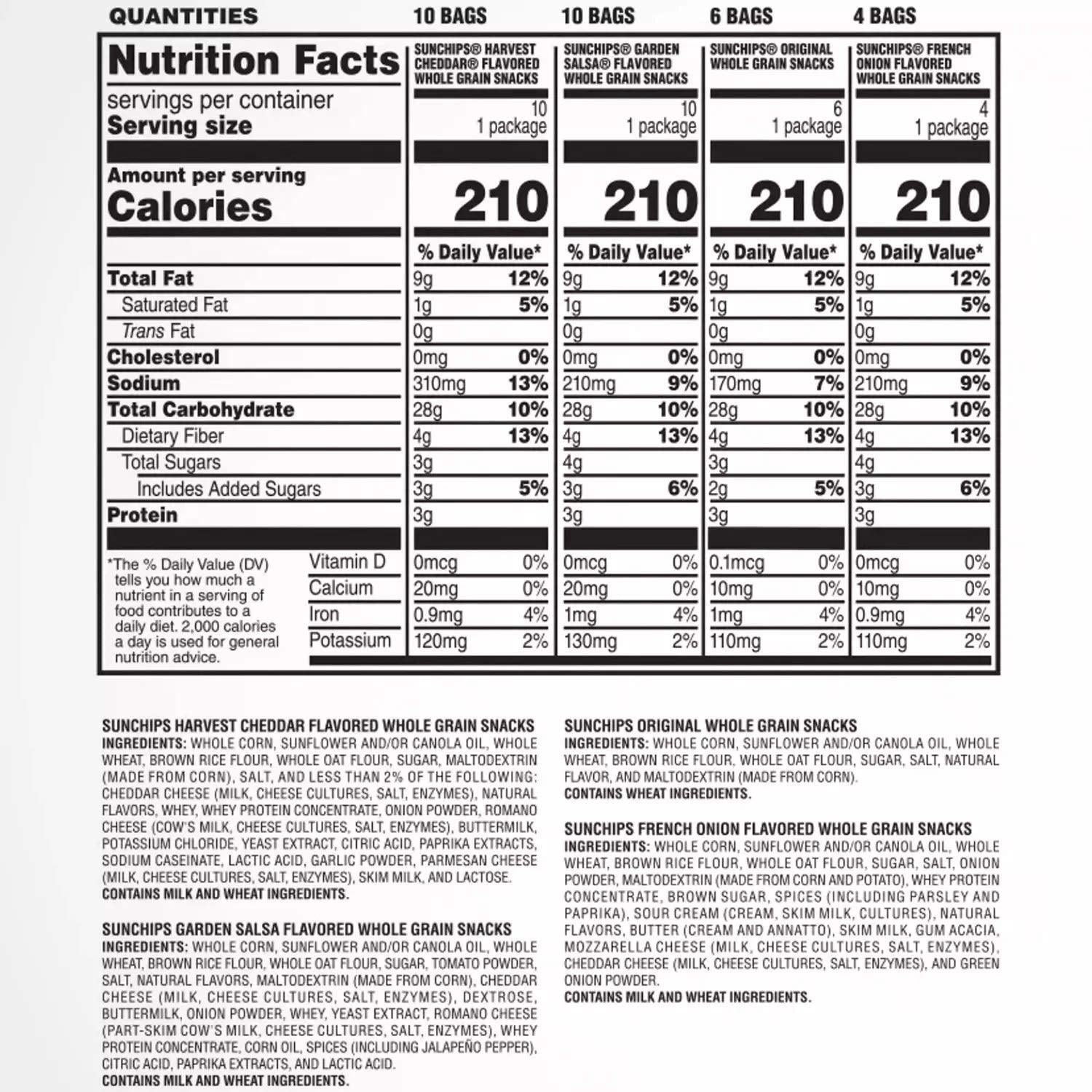 SunChips Mix Variety Pack (30 Count)