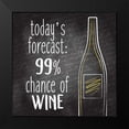 thumbnail image 2 of Allen, Kimberly 15x15 Black Modern Framed Museum Art Print Titled - Todays Forecast, 2 of 5