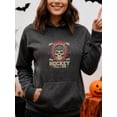 thumbnail image 4 of Bold Hockey Hoodie for Men and Women, Unisex Pullover Hooded Sweatshirt, Comfortable Cotton Poly Blend, Casual Everyday Streetwear, 4 of 5
