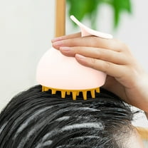 VALSEEL Scalp Shampoo Brush with Soft Silicone Bristles for Scalp Care, Shower Hair Scalp Exfoliator for Dandruff Removal, Wet & Dry for Men, Women and Kids Cleaning Supplies