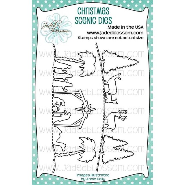 Troqueles escénicos de Navidad, datos de corte de Metal, elementos esenciales delgados, tarjeta de álbum de recortes hecha a mano, manualidades de tarjetas DIY, nuevo