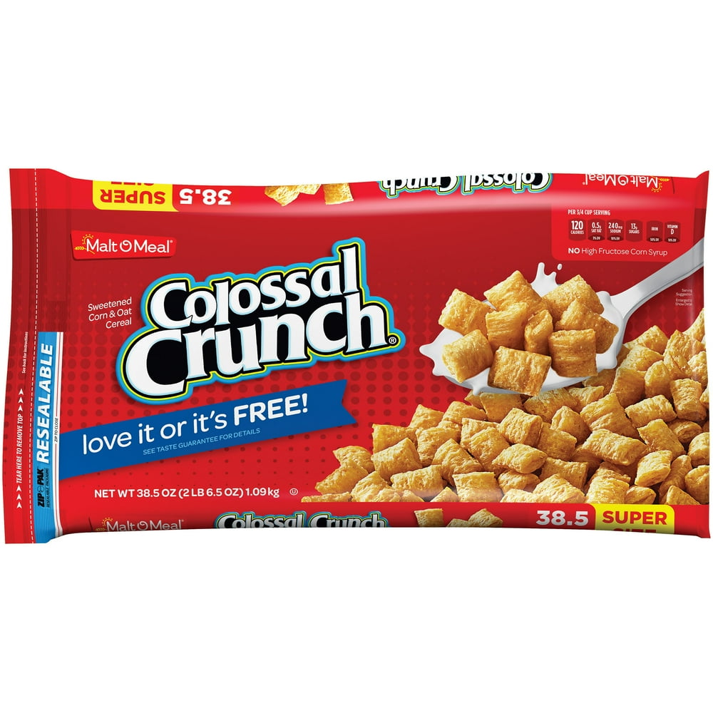 MaltOMeal® Colossal Crunch® Cereal 38.5 oz. ZIPPAK