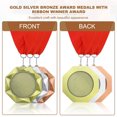 thumbnail image 4 of Uxcell Award Medals, Prize Medals Winner Award with Neck Ribbon for Competition Multicolor, 4 of 7