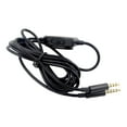 thumbnail image 2 of Cable de sonido de repuesto shamjiam compatible con auriculares para juegos Astro A10 A40 A30 A50 con conector de 3.5 mm negro Control del volumen, 2 of 5