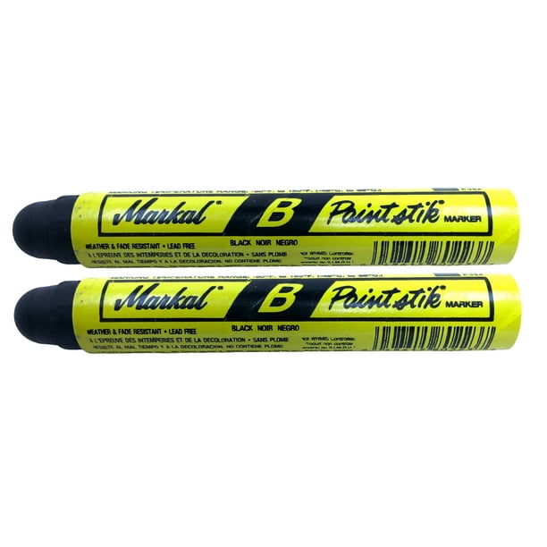 Two Markal B Black Tire Chalk Paint Stick Crayon Surface Markers Graffiti Art Walmart Com Walmart Com