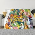 thumbnail image 4 of Pokemon Flannel Blanket Funny Ultra-Soft Micro Warm Throw Blanket Fleece Blanket Interesting Gift 60"X50", 4 of 9