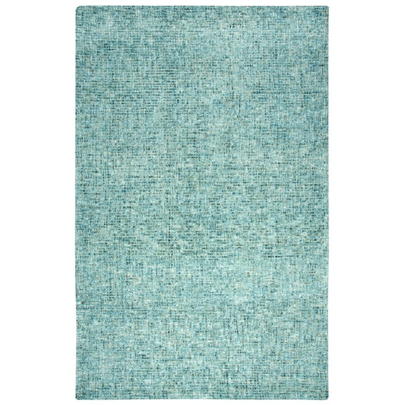 Rizzy Rugs Talbot Area Rug TAL107 Teal Mosaic Lines 3' x 5' Rectangle