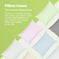 thumbnail image 6 of Cotton Fabric 14x20" Pillowcase - Soft Washable Sateen Weave Pillow Cover - Made in USA, White, 6 of 7