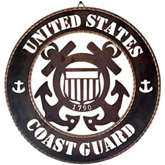 Urbalabs Texas Metal Star 17 Inch Twisted Rope USA United States Coast Guard Military Rustic Barn Star Outdoor Wall Decor Barn Star Western Decor Western Stars Wall Decor Lonestar Decor