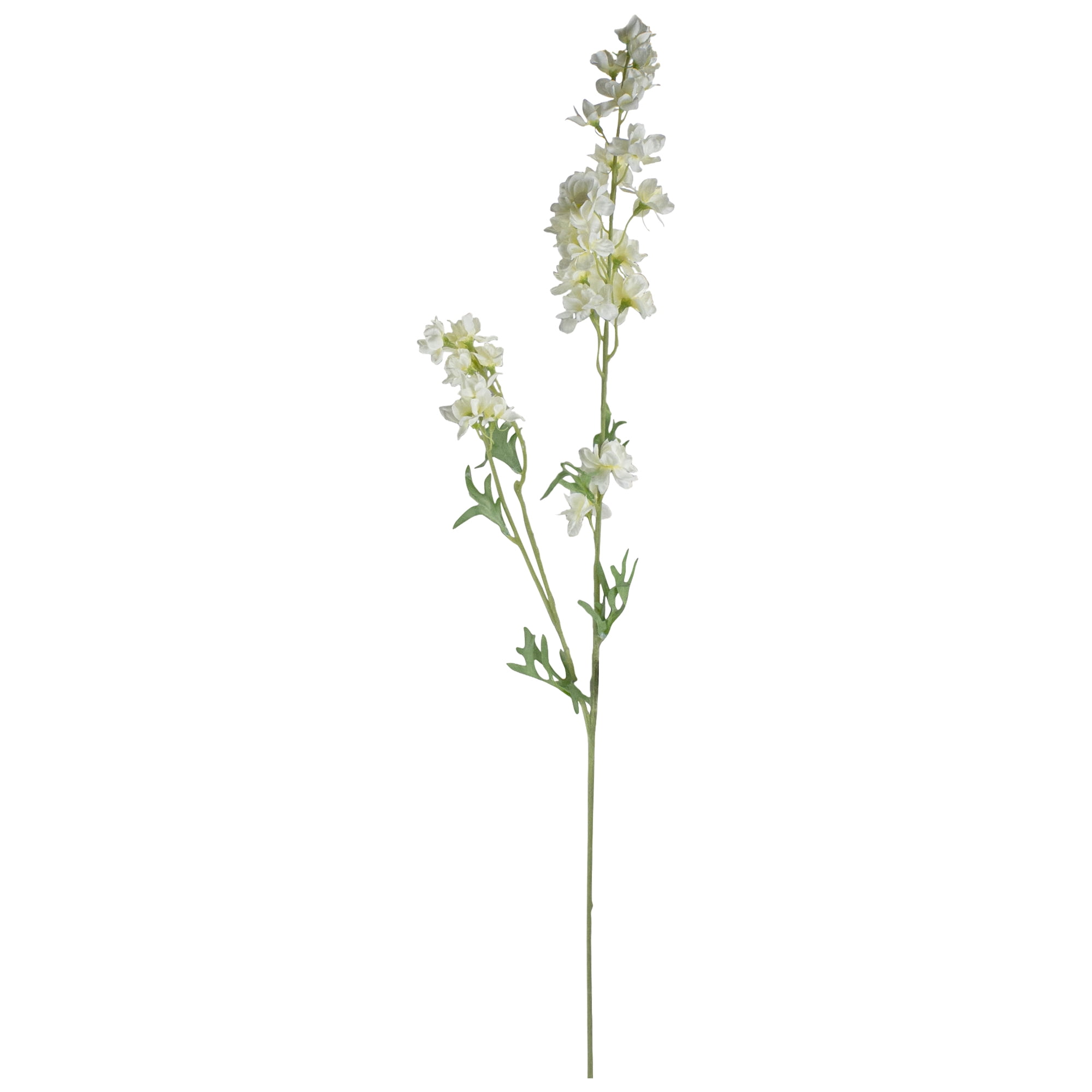 Larkspur Flower Artificial Spray - 29.5" - Green and White