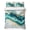 Turquoise Gold, variant on Twin XL Quilt Set 68''x98'', Yellow Sunflowers Lightweight Summer Bedspread Coverlet Set with 2 Pillow Shams, Floral in Blooms Pastoral Plants Breathable All Season Quilt Bedding for Dorm/Guest Room