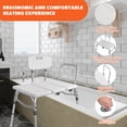 thumbnail image 3 of 5-Level Adjustable Bath and Shower Transfer Bench, Bathtub Shower Chair with Suction Cup Feet for Seniors, 300lb Load Capacity, 3 of 8