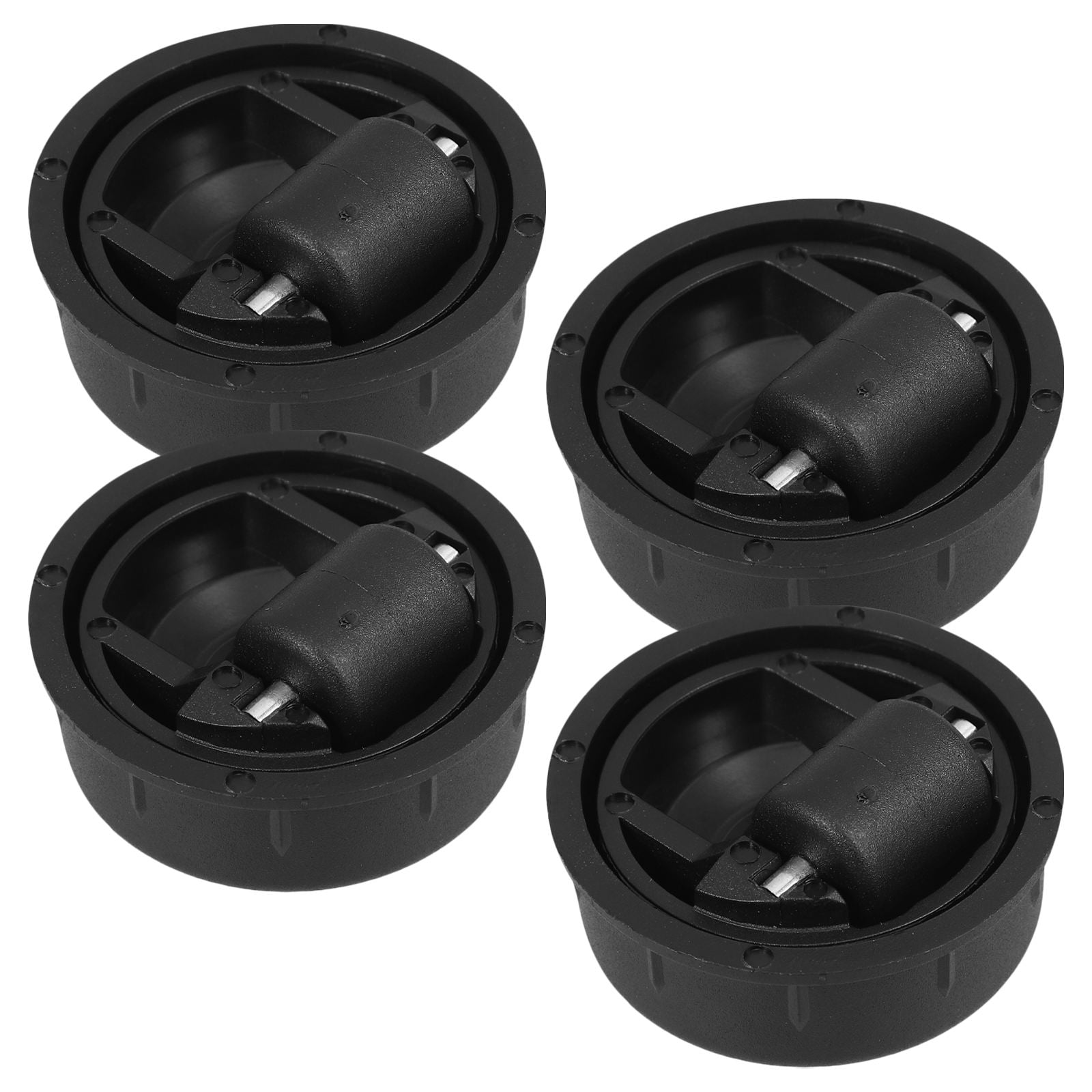 UPGRATOR 12-Pack Low Profile Silent Swivel Caster Wheels for Office Chairs, Furniture, Cabinets, and Small Equipment Replacement