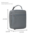 thumbnail image 2 of Fiambrera Bolsa de almuerzo para hombres y mujeres Fiambrera de gran capacidad Bolsas de almuerzo reutilizables Bolsa de almuerzo aislada Fiambrera térmica, 2 of 5