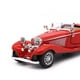 thumbnail image 3 of Coche de juguete a escala 1:28 de aleación fundida a presión, modelo de coche de metal dorado con mecanismo de retroceso. Ideal para niños. rojo, 3 of 4