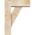 thumbnail image 3 of Ekena Millwork 7 1/2"W x 22"D x 30"H Traditional Block Smooth Bracket w/ Offset Brace, Douglas Fir, 3 of 25