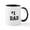 White/Black Inside, variant on CafePress - #1 Dad Mugs - 11 oz Ceramic Mug - Novelty Coffee Tea Cup