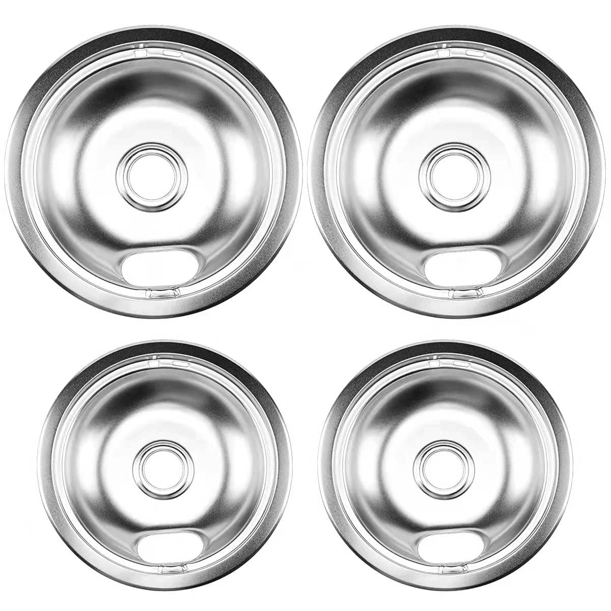 Replacement parts for stainless steel drip pan stoves 4 pieces, (2