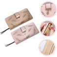 thumbnail image 2 of Cartera con hebilla de 2 piezas, cartera multifunción para mujer, cartera grande, mini cartera larga, carteras de bolsillo para mujer, carteras de mujer a la moda, 2 of 4