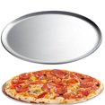 thumbnail image 1 of NOGIS - Bandeja para pizza (16 pulgadas, acero inoxidable), apta para uso alimentario, redonda, para horno, para tartas y galletas, apta para lavavajillas, 1 of 7