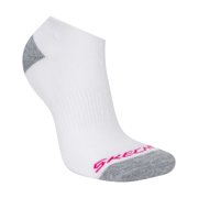 Skechers Women’s No-Show Socks with Cushioned Footbed & Arch Support (6-Pairs)