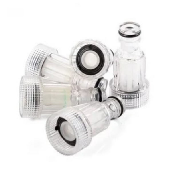 Filtro de Agua de Lavadora Limpia de Automóvil, aplicacia Ancha de la Lavadora Limpia Conexión de Conexión de 3/4 Pulgadas de Diámetro Simple Instalación 5 PCS PARA