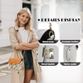 thumbnail image 6 of KUIFORTI Orange Crossbody Bag for Women Trendy Leather Lightweight Medium Shoulder Handbags Hard-Wearing Purse Shoulder Bags with Chain Strap for Day & Night, 6 of 7