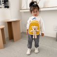 thumbnail image 3 of Bolsas de felpa para niños pequeños, mochila de dibujos animados de bebé precioso lindo, para niños recién nacidos y estudiantes de escuela, 3 of 4