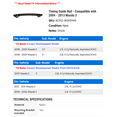thumbnail image 2 of Timing Guide Rail - Compatible with 2004 - 2013 Mazda 3 2005 2006 2007 2008 2009 2010 2011 2012, 2 of 2
