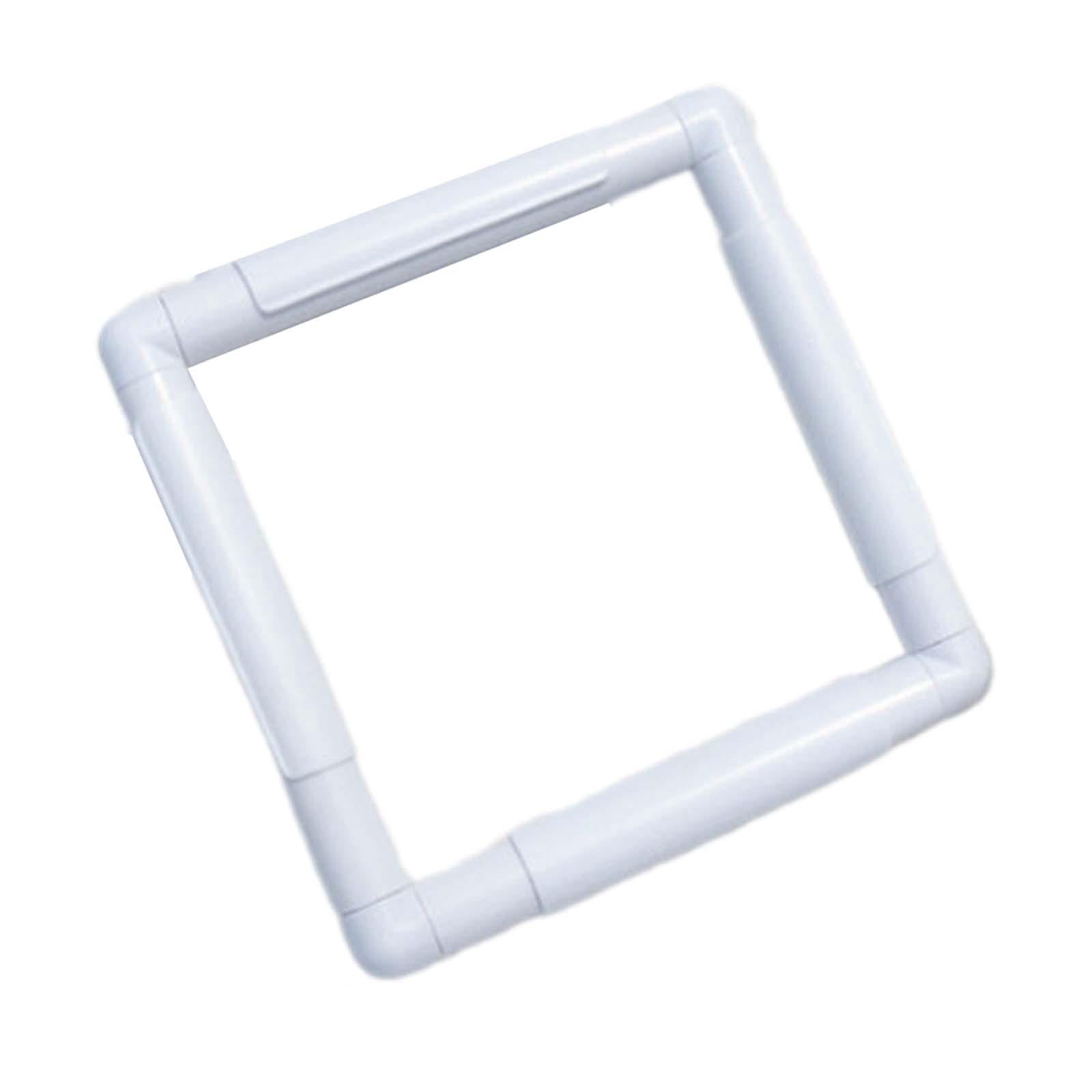 amagogo Cross Stitch Frame Clip Frame Beginners Silk Painting Square Embroidery Hoop 43.1cmx43.1cm