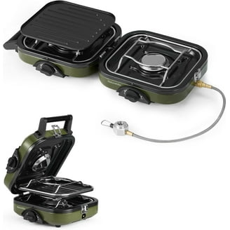 Coleman Guide Series 424 Dual Fuel 2-Burner Camp Stove, 14,000