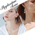 thumbnail image 4 of 1 Box 200Pcs Fish Earring Hooks with Loop 18K Gold Plated Stainless Steel Silver French Ear Wires Dangle Hanging Fishhook Earring Findings, 4 of 4