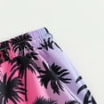 thumbnail image 5 of Gyexs Boys Swim Trunks Size 9-10 Cartoon Dinosaur Print Swim Shorts Bathing Suit Elastic Waistband Casual Summer Beach Vacation Shorts X10-Light Purple, 5 of 6