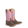 thumbnail image 3 of Women's Tin Haul Azteca Boots with Headress Sole Handcrafted Brown, 3 of 3